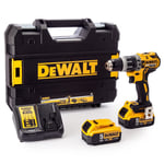 Dewalt DCD796P2 18V Brushless Combi Drill 2 x 5.0Ah Batteries Charger In Case