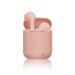 i7 TWS Écouteurs Sans Fil Bluetooth Casque Avec Boîte De Recharge Écouteurs Pour Téléphone Intelligent Xiaomi Samsung Huawei Casque Gamer-Rose