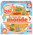 Educa - Defi Quiz - Le Tour du Monde. Découvrez Le Monde en Jouant à ce Jeu de Quiz Amusant. Recommandé pour Les 6 Ans et Plus (18156)