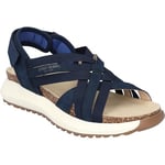 Josef Seibel Femme Annie 02 Sandale, Bleu océan, 40 EU