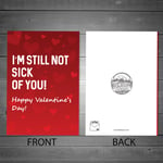 Funny Valentines Day Rude Card For Him Her Novelty Card For Boyfriend Girlfriend