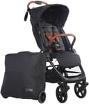 Mountain buggy Nano Urban Stroller in Black with Travel wheel set birth to 22kg