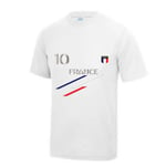 Maillot De Foot France Enfant Blanc