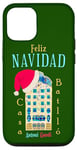 iPhone 12/12 Pro Merry Christmas, Antoni Gaudi drawing, Barcelona Spain Case