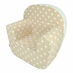 Fauteuil Bébé Baby Idea Sfoderabile Étoiles Beige 5685SBG