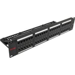 Simply45 Patch Panel Rack 48 Port CAT6 UTP laddad