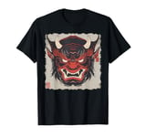 Oni Yokai Devil Mask Japanese Art Samurai Ukiyo-e T-Shirt