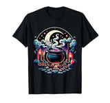 Magical Witch Bubbling Cauldron of Halloween Nightmares Tee T-Shirt