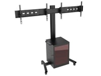 MULTIBRACKETS – M PUBLIC DISPLAY STAND 180 DUAL MEDIABOX4 BLACK (7350022737785)