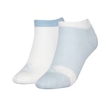 Calvin Klein Strumpor 2P Glossy Sneaker Socks Vit/Blå Strl 39/42 Dam