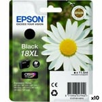 Original Bläckpatron Epson Nº18XL Svart (10 antal) (1 antal)