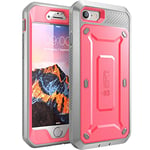 SUPCASE Unicorn Beetle Pro Series Full-Body Rugged Holster Case with Built-in Screen Protector Designed for iPhone SE 2nd generation (2020)/ 7/8, Pink