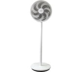 IGENIX IGFP012W 12" Pedestal Fan - White, White