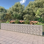 Bonnevie - Mur à gabion Jardinière à gabion Panier de Gabion de Jardin avec couvercles Acier galvanisé 600 x 30 x 100 cm KOL7500