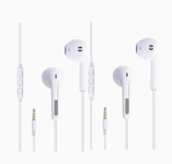 2Pack In-Ear Wired Earphones Stereo Ear buds Headphone with Remote & Microphone