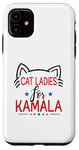 Coque pour iPhone 11 Cat Ladies For Kamala Élection de vote sans enfant