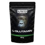 ALPHATIER L-Glutamine en poudre hautement dosée + vegan - pure à 9995% - dosa...