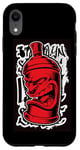 Coque pour iPhone XR Y2K Bombe de peinture en spray pour graffiti rétro Street Art Old Skool