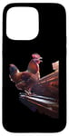 Coque pour iPhone 15 Pro Max Poulet piano