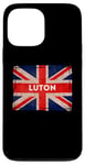 Coque pour iPhone 13 Pro Max Drapeau Luton Bedfordshire Born And Bred