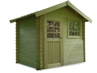 Abri Jardin Bois "Saran" - 5.9 M² - 2.98 X 1.98 X 2.39 M - 28 Mm