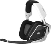 VOID ELITE Wireless Casque de Gaming (son surround 7.1 Virtuel, Sans-fil 2,4 GHz à faible latence, 12 mètres Portée, Customisable Éclairage RGB avec PC, PS4 Compatibilité) - Blanc