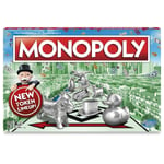 Monopoly Spel, Familjespel för 2 till 6 Spelare, Monopoly Brädspel för Barn 8 År och Uppåt