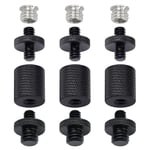 12Pcs Adaptateurs de Trépied 1/4"" 3/8"" pour Trépied D'appareil Photo Reflex Numérique, Support D'épaule, Support de Flash pour Appareil Photo, Panneau LED, Support de Trépied GoPro