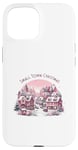 iPhone 15 Small Town Christmas Pink Christmas Girl Women Case