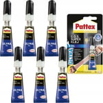 6x Pattex S.O.S. Glue Power Gel 2g Instantané