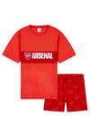 Arsenal F.C. Mens Short Pyjama Set PJ T-Shirt Shorts Loungewear Nightwear