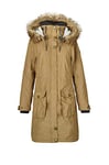 G.I.G.A. DX Dokama Veste Fonctionnelle pour Femme avec Capuche Amovible, Colonne d'eau 8000 mm XL Camel