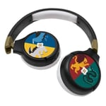 LEXIBOOK Harry Potter - 2 I 1 Bluetooth-hörlurar Bekväma Och Hopfällbara Trådbundna För Barn Med Ljudbegränsning