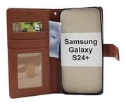 New Standcase Wallet Samsung Galaxy S24 Plus 5G (SM-S926B/DS) (Brun)