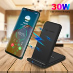 30W Fast  Wireless Charger Charging Station Dock For Apple iPhone 13Pro Max 12