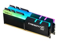 G.Skill Tridentz Rgb Series - Amd Edition - Ddr4 - Sats - 16 Gb: 2 X 8 Gb - Dimm 288-Pin - 3600 Mhz / Pc4-28800 - Cl18 - 1.35 V - Ej Buffrad - Icke Ecc