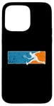 Coque pour iPhone 15 Pro Max Joueur de squash rapide avec raquette de tennis