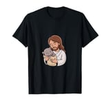 Moo Deng Jesus and the Adorable Hippo of Hope T-Shirt