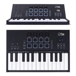 Carry-on FC-25 Clavier Contrôleur Midi sur USB Pliable 25 Touches 8 Percussions Rétro-éclairés Inc Cubase LE OEM et Logiciel Cubase LE OEM IOS DAW