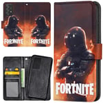 Samsung Galaxy A52/A52s 5G - Plånboksfodral/Skal Fortnite multifärg