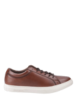 Jack & Jones Galaxy Leather Trainers, Light Brown