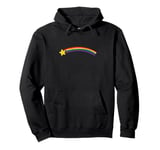 colorful LGBTQ Falling Star Space Pullover Hoodie