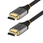 StarTech.com 13.1ft (4m) HDMI 2.1 Cable 8K - Certified Ultra High Speed HDMI Cable 48Gbps - 8K 60Hz/4K 120Hz HDR10+ eARC - Ultra HD 8K HDMI Cord - Monitor/TV/Display - Flexible TPE Jacket (HDMM21V4M)