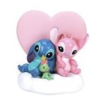 Enesco Disney Showcase Lilo et Stitch Figurine d'ange et Scrump en Forme de cœur Multicolore 17,8 cm