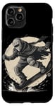 Coque pour iPhone 11 Pro Skateboard Knight pour patineur chevalerie