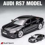 Audi RS7 Sportback 1:35 Bilmodell i Gjutmetall, Barnleksak, Ljud & Ljus, Födelsedagspresent - Fordonsleksaker Svart