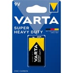 Varta 6F22/9 V Block (2022) batteri, 1 st. blister Zink- kol batteri, 9 V