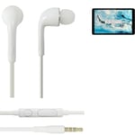 Earphones pour Huawei Enjoy 20 5G in ear headset stereo blanc