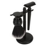 3pcs Trimming Brush Set Black Beard Care Safety Trimming Brushes Kit W TDM