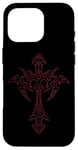 iPhone 16 Pro Y2k Mall Goth Grunge Aesthetic Gothic Cross Case